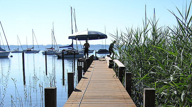 Stege am Starnberger See sind ein Standbein der Zimmerei Müller GmbH