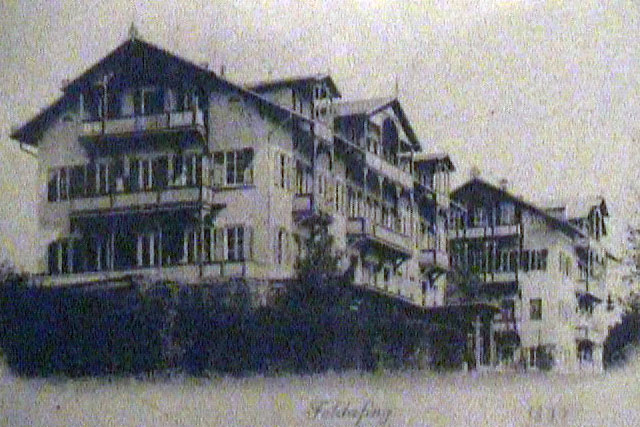 Das alte Hotel Strauch in Feldafing in dem Elisabeth viele Jahre lang ihre Sommerfrische verbrachte