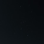 Derzeit sieht man am östlichen Abendhimmel das Sternbild Orion