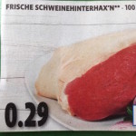 Billigste Schweinehinterhaxn!