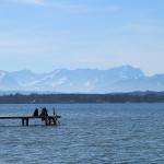 Blick von Buchscharn aus Richtung Alpen