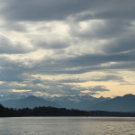Starnberger See mit Wolkenhimmel