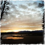 Wetterkapriolen im November. Gestern noch über 40 Grad inder Sonne. Heute Sonne, Wind und Wolken …