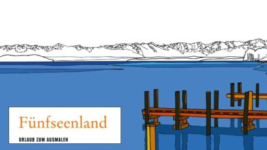 Mal Regional - Das Fünfseenland-Malbuch aus dem Gmeiner Verlag